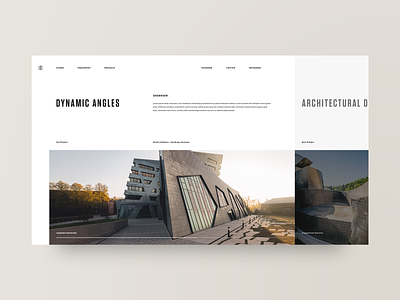 Dynamic adobe xd architecture clean design grid layout minimal photography portfolio ui ux web web design