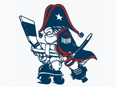 Quad All Stars branding hockey identity logo vintage