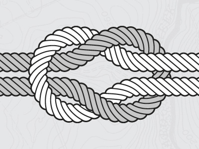 Square Knot illustration knot map square knot vector