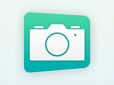EOS Inspector Icon camera dslr flat icon mac minimalist os x osx photo simple sketch sketchapp