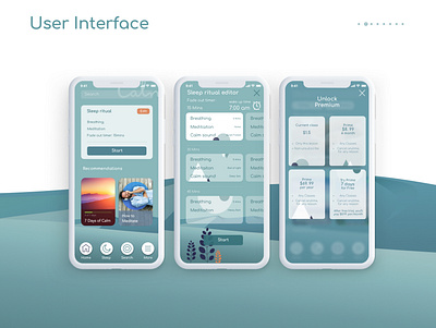 Redesign User Interface app branding calm design illustration interface ui ux