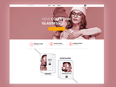 E-commerce layout.