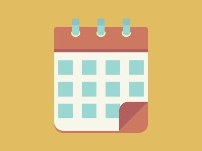 Calendar calendar flat icon illustration schedule