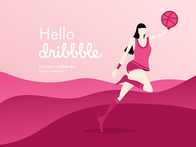 Dribbble Girl branding design drawing dribbble ball dribbble best shot dribbbledebut first design firstshot girl girlplayer illustration vector