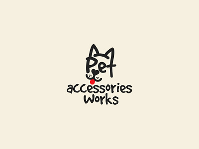 Pet Accessories Works accessories branding design dog logo logodesign logodesigns pet petshop