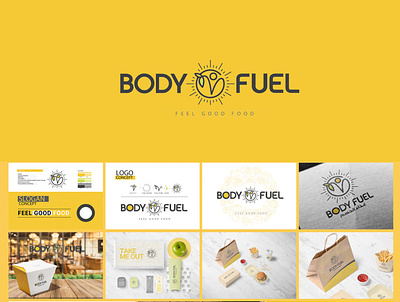 Body Fuel branding design logo pacakgingboxes