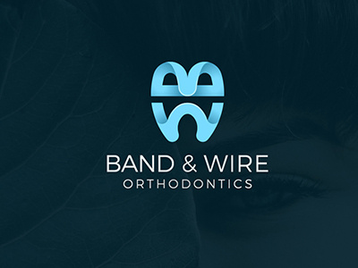 BAND & WIRE ORTHODONTICS design logo