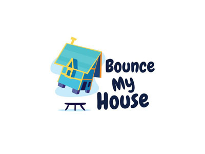 Bounce my House design logo
