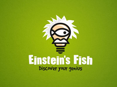 Einstein Fish and brand designer. identity logo