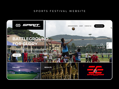 Spirit Website Redesign - PostFest v2.0 branding design flat typography ui ux vector web website