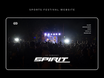 Spirit Website Redesign - During Fest v1 branding clean design flat illustration minimal typography ui ux vector