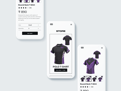 Spirit Mobile App - Store app clean design minimal ui ux vector website