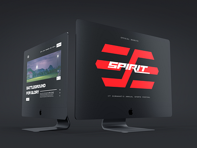 Splash & Home Screen - Spirit Website
