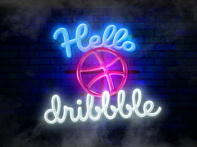 Hello Dribbble! debut dribbble first shot hello invite thanks