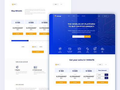 Bitengo financial service bitcoin clean ui coin crypto cryptocurrency digital finance landing page payment