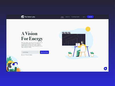 Landing Page Redesign cta button design illustration landingpage redesign ui