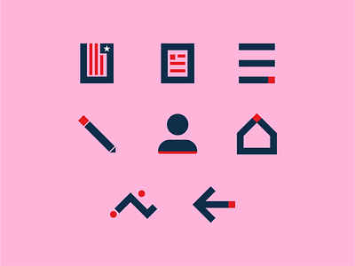 US Elections design election icon design ui vector