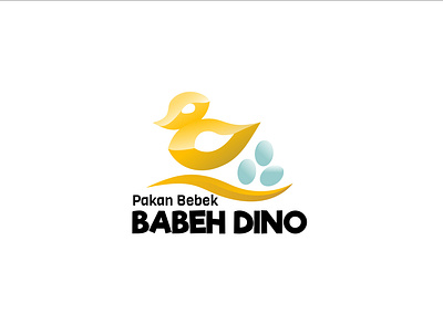 Pakan Bebek Babeh Dino Logo branding design graphic design logo