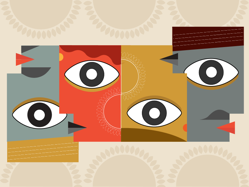 Face the Face by Arpita Bag on Dribbble