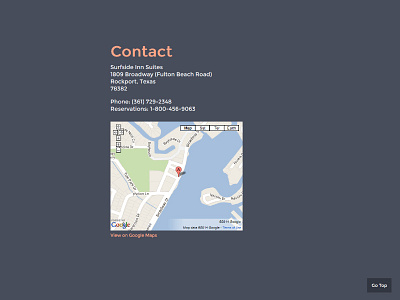 Contact Page maps