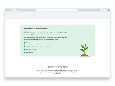 Environmental message design flat frontend ui webdesign