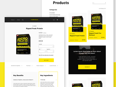 Pharmafreak desktop ecommerce ui ui design web web design website