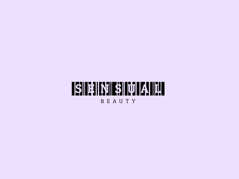 Sensual Beauty logodesign typography vector logodesigns logodesigner black corporate identity brand identity logos logo design logo design modern branding