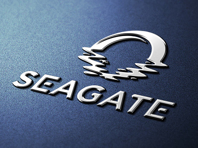 Seagate arch circle gate logo ocean reflection sea water