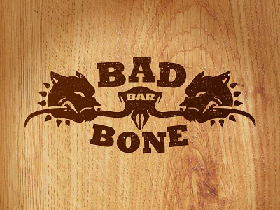 Bad Bone Bar bar bone dog skull vintage