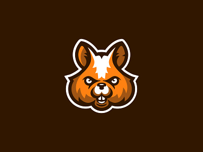 Hamster Sapiens logo aggresive angry branding hamster identity logo mascot