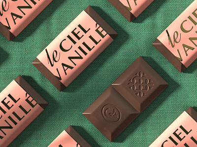 Le Ciel Vanille branding cafe chocolate coffee identity logo packaging restaurant