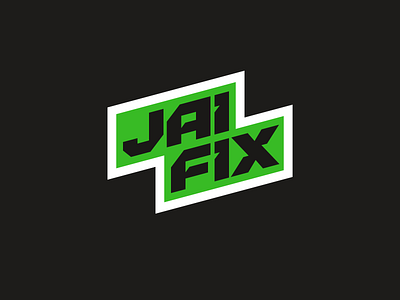 JaiFix branding identity logo mushroom supplement wordmark