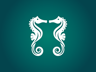 Egomed clinic logo seahorse