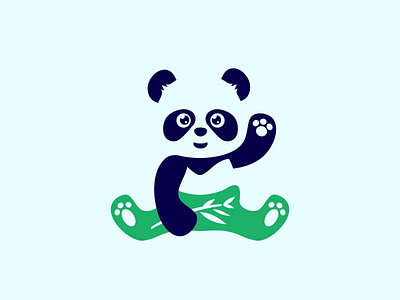Global Tights logo bamboo bear negative space negativespace panda tights