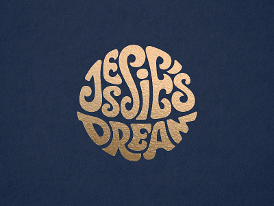 Jessie's Dream logo band beatles branding circle lettering logo music psychedelic