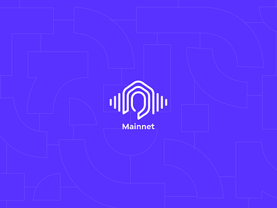 Mainnet branding logo logodesign vector