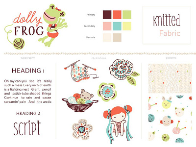 dolly FROG logo design and branding branding dolly frog green logo