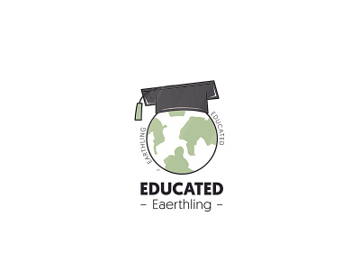 Logo Educated creative design design education education logo graphic design logo school student ui ux design world