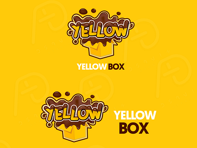 Yellow Box | Logo design box brand chocolate design logo new yellow