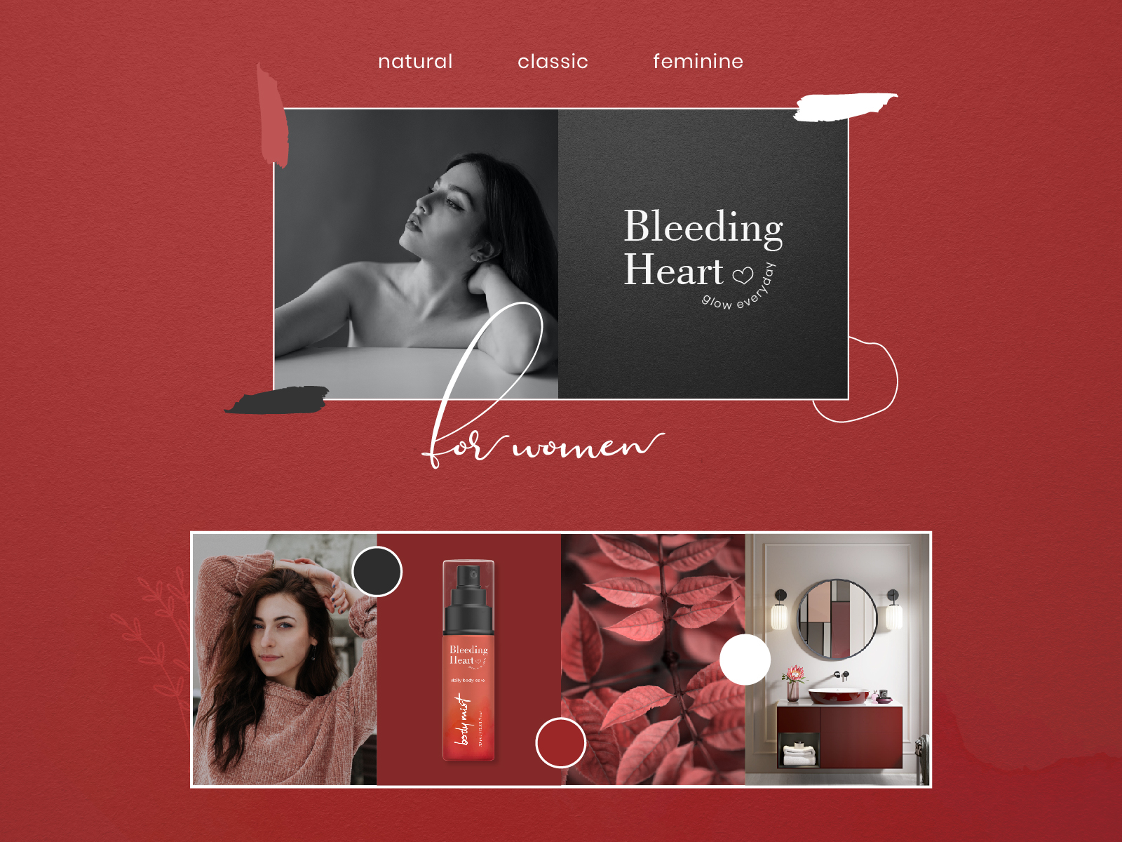 Moodboard - Bleeding Heart by Innove Design Studio on Dribbble