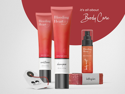 Tube Packaging: Bleeding Heart Collection