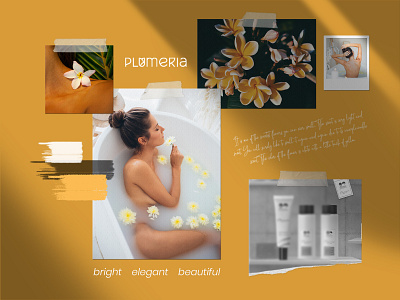 Brand Moodboard - Plumeria