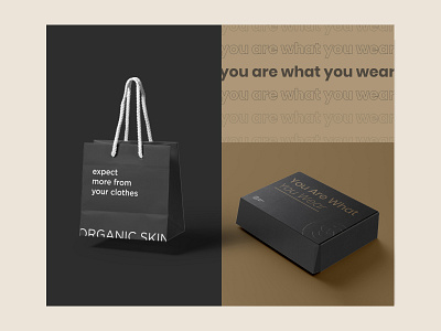 Carry Bag & Box for Organic Skin animation app brand design brand identity branding creative design designinspiration flat graphic design hotel toiletries illustration logo packaging design packagingdesign rebranding typography ux vector