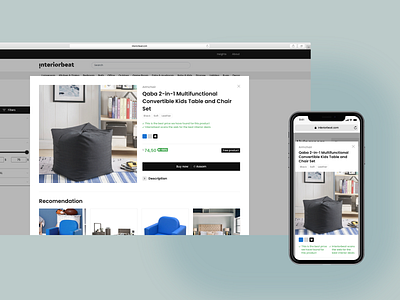 Interiorbeat — Marketplace for find right items for your home