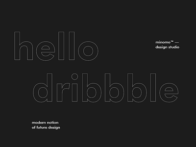 Hello Dribbble, we are Minomo! app art brand branding character clean design flat graphic design identity illustration lettering minimal type typography ui ux vector web website