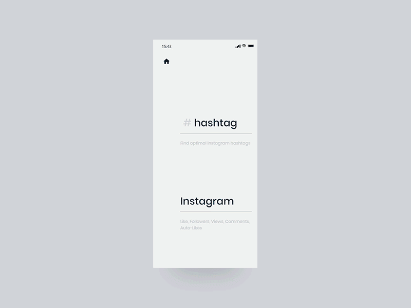 Design the application of online service for Instagram