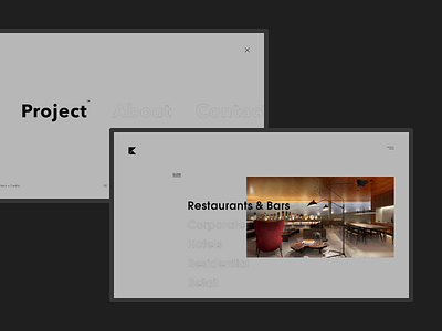 Working moments for the architect's site animation brand clean corporate design future minimal ui ux web website