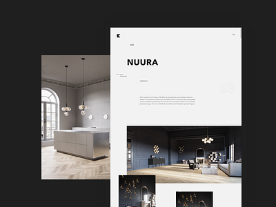 Project Page for Architect Portfolio Website animation app brand branding character clean concept corporate design future identity ios minimal mobile type typography ui ux web website