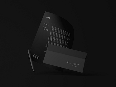 Documents Cards for Branding SAME Films team brand branding clean corporate design document flat future identity illustration illustrator lettering logo minimal typography ui ux vector web website