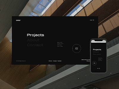 Architectural Website design | Full case on Behance